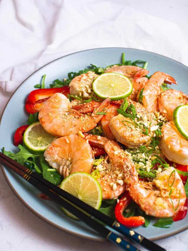 Garlic Shrimp Salad Recipe