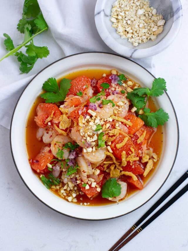 Thai Grapefruit Salad with Shrimp Recipe