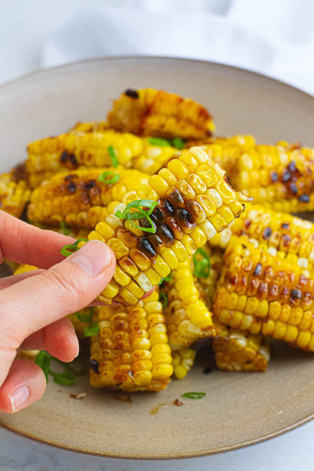 Teriyaki Butter Corn Ribs - Plates by Nat