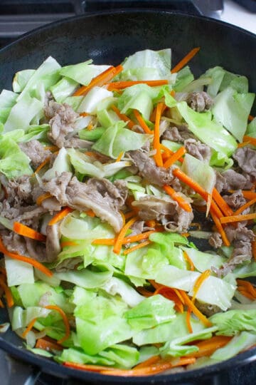 Beef Yakisoba (Japanese Stir-Fried Noodles) - Plates by Nat