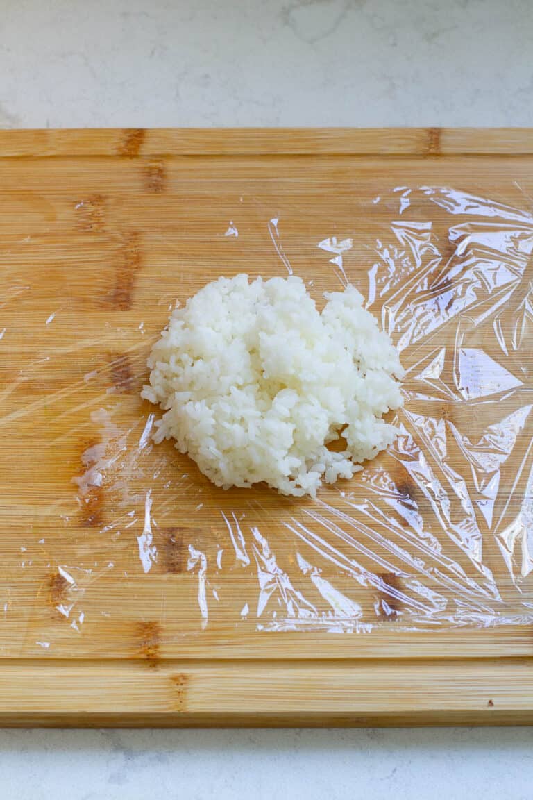 Yaki Onigiri with Miso Scallion (Grilled Rice Balls) - Plates by Nat