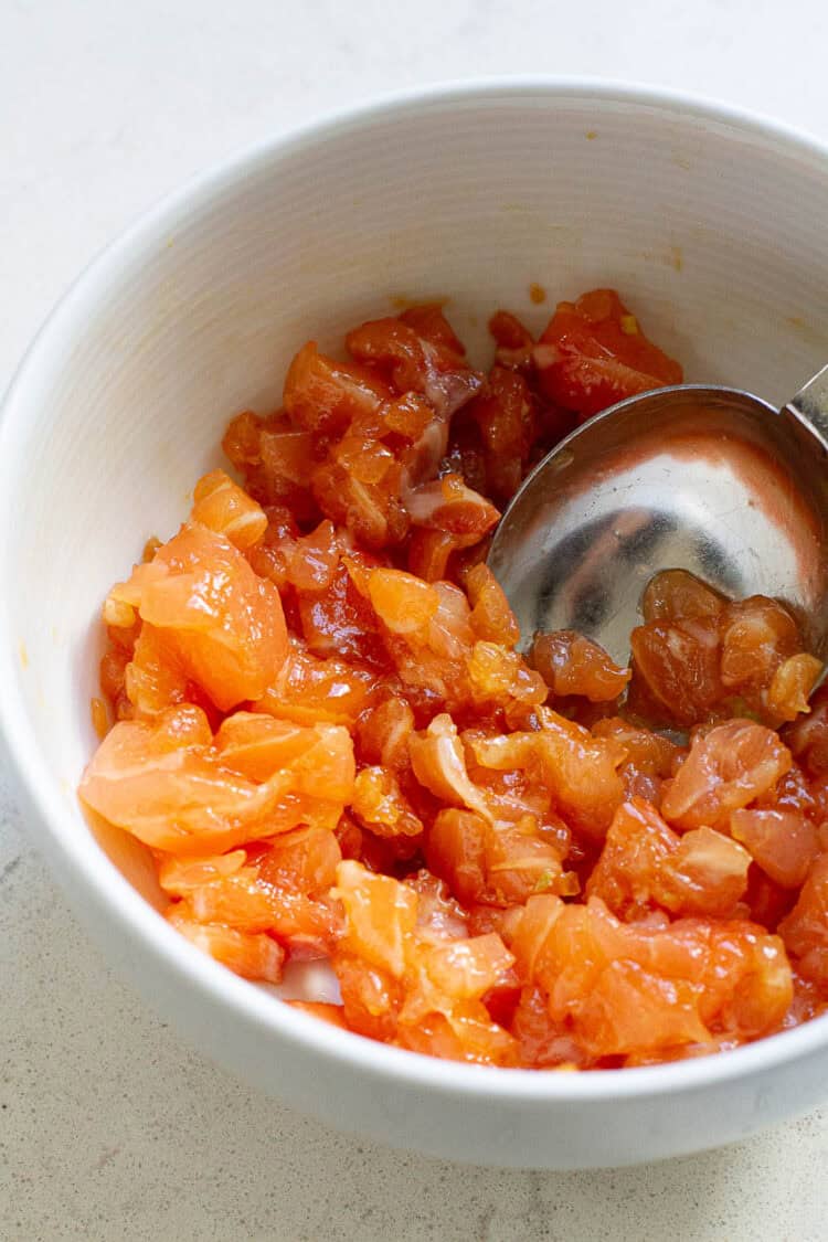 Salmon Avocado Tartare - Plates by Nat