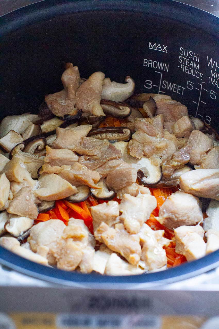 Japanese Rice Cooker Chicken Rice - Plates by Nat