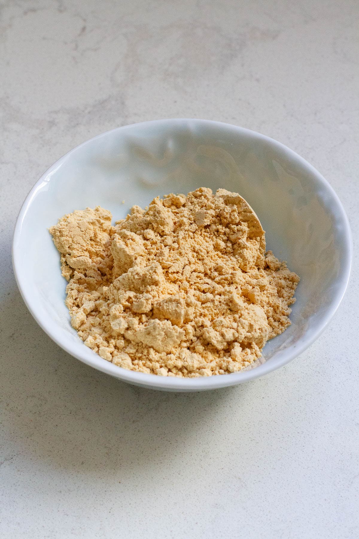 Kinako powder in a bowl.