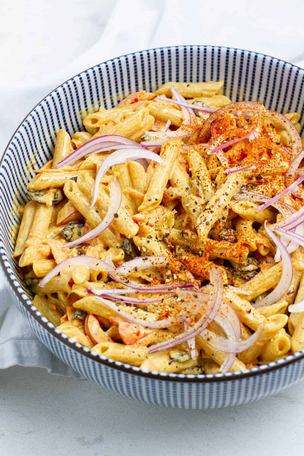 Purple Curry Pasta Salad – Plates by Nat